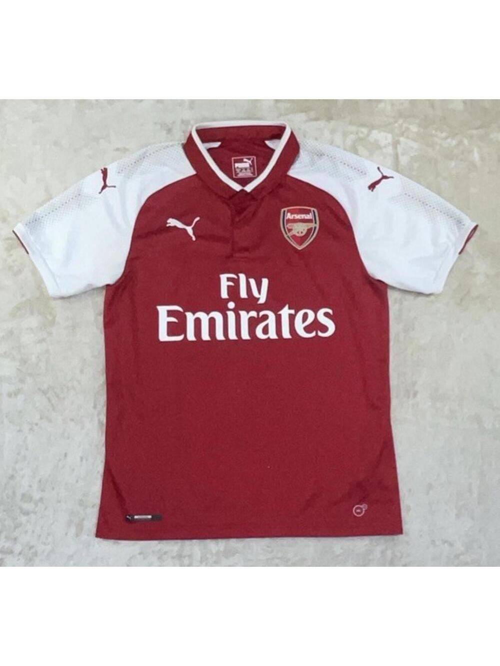 Arsenal London 2017-2018 Home Football Shirt Soccer Jersey Puma Size Small - EUC